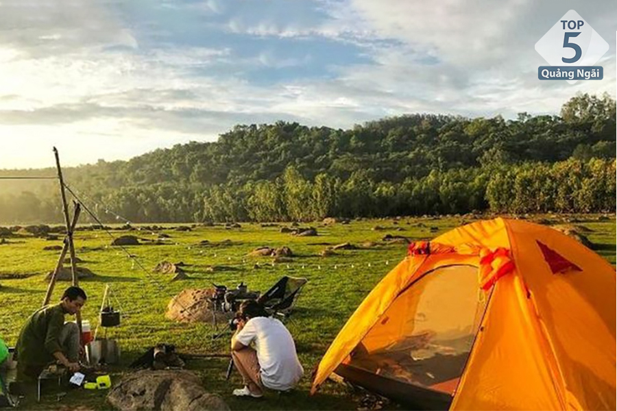 Lều 3-4 người Tenda phù hợp với hầu hết các địa hình camping