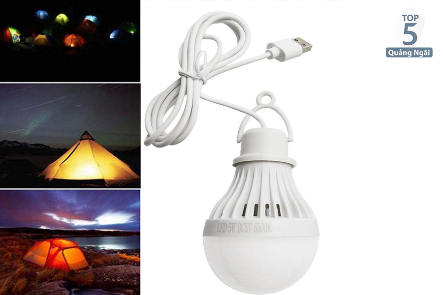 Bóng đèn led cắm cổng ucb 12w là vị cứu tinh cho những ai cuồng dã ngoại xuyên đêm