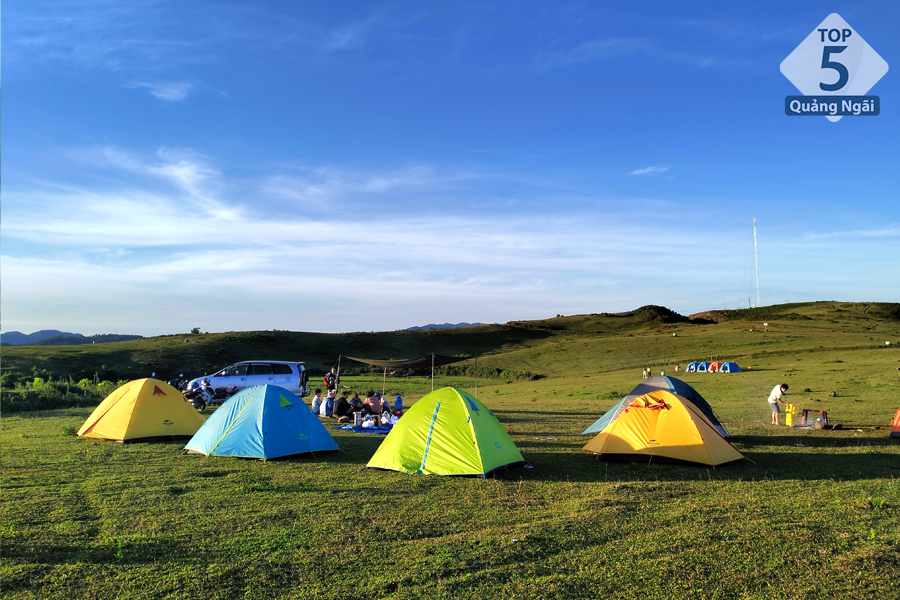 Một số hoạt động camping của Top 5 Quảng Ngãi
