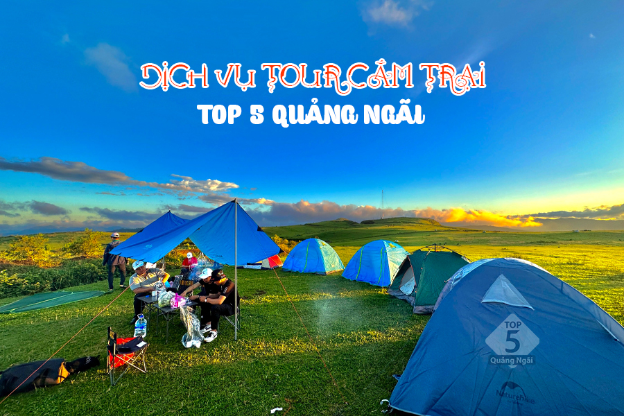 Một số hoạt động camping của Top 5 Quảng Ngãi
